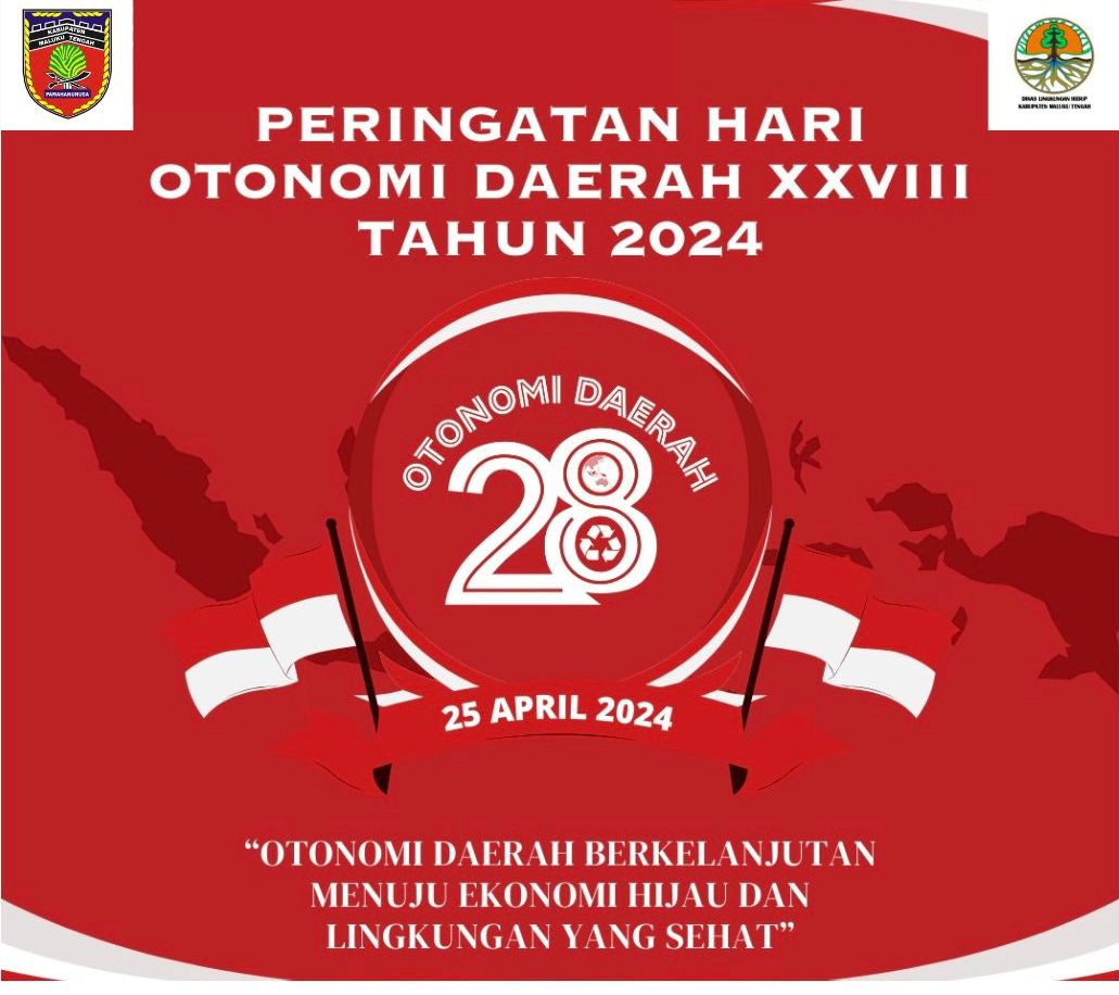 Selamat Memperingati Hari OTONOMI DAERAH XXVIII Tahun 2024.